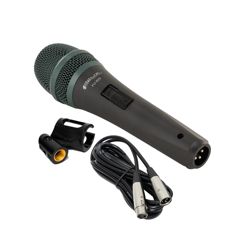 FEUR Professional Microphone Cardioid Dynamic Unidirectional Vocal (FU-629)