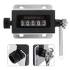 Mechanical Counter, D67F 5 Digit 0-99999 Mechanical Resettable Manual Hand