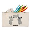 Mr. & Mrs. Panda Koala Make-Up Bag Celebrate Yourself, White,