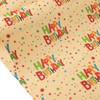 Birthday Wrapping Paper, Happy Gift Wrap for Men Women Girls