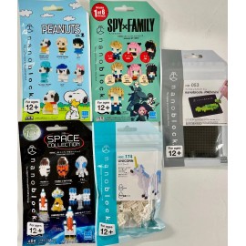 Nanoblock Micro-sized Building Blocks Mystery Bag ~ Various Styles ~ You Choose! - Spy X Family