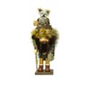 Kurt Adler 16-Inch Hollywood Woodsman Nutcracker with Owl Hat