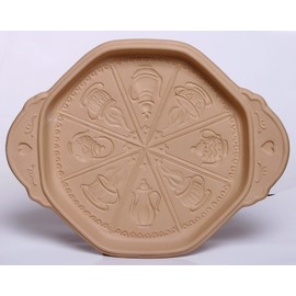 Brown Bag Design Tea Time Shortbread Cookie Pan, 11-3/4-Inch by 9-1/4-Inch