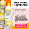 CurlyKids Textured Hair Care Set with Hair Detangler Spray, Kids