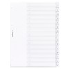 Durable 682219 Index Plastic with Blank Tabs 15 Parts Transparent