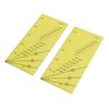 2set Seam Guide Ruler Strong Magnetic Stainless Steel Transparent Acrylic