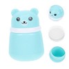 Envase de Talco para Bebés Azul Diseño de Oso, PP