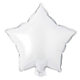 2pcs/lot 10 inch heart star shaped air balls kids baby shower birthday wedding decorations aluminum foil balloons party supplies (2pcs 10 inch White Star)
