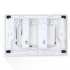 Dual Flush Actuator Plate for Wall Hung Toilet, Compatible with