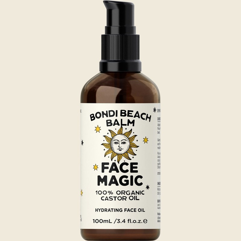 Bondi Beach Balm FACE MAGIC 100% Organic Castor Oil 100ml