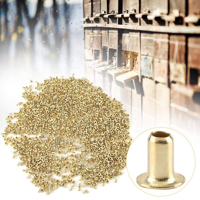 Fdit Bee Hive Beehive Brass Nest Frame Eyelets Beekeepers Tools