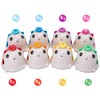HEYSLAND Desk Bells 8 Note Cute Mouse Colorful Hand Percussion