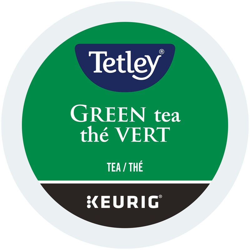 Tetley Green Tea Single Serve K-Cup pods for Keurig brewers,