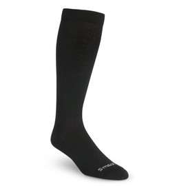 SmoothToe Graduated Compression Socks 20-30 mmHg Non-Padded Sole - Knee High (US W 4-6.5/M 3-5.5 (Small), Black)