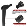 sourcing map 8pcs Adjustable Clamping Lever Handles M8 x 15mm