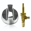 MENSI Propane Natural Brass Hotel Commercial Kitchen Gas Control Valve
