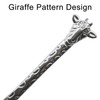 Pinenjoy 4Pcs Giraffe Spoon Forks Silver 18/10(304) Stainless Steel 6inch