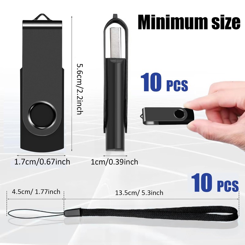 USB Stick 1GB 10Pack USB Memory Stick Pen Drive Flash
