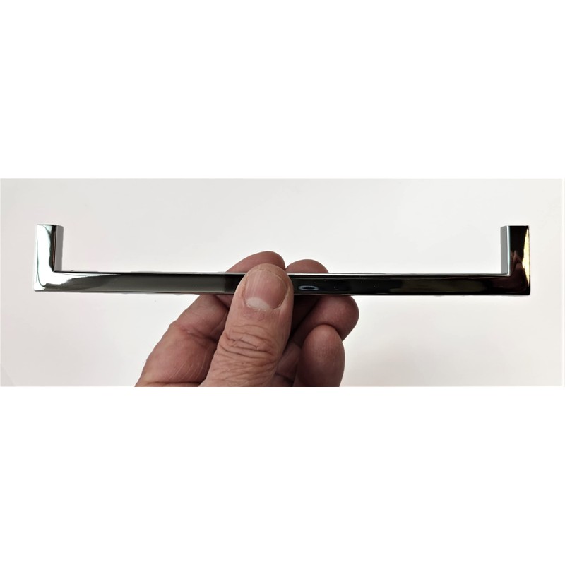 French Furniture Fittings Polished Chrome Kitchen Cabinet D Pull Handles