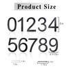 5" Floating Stainless Steel Address House Number(Upgraded Version), Metal Modern