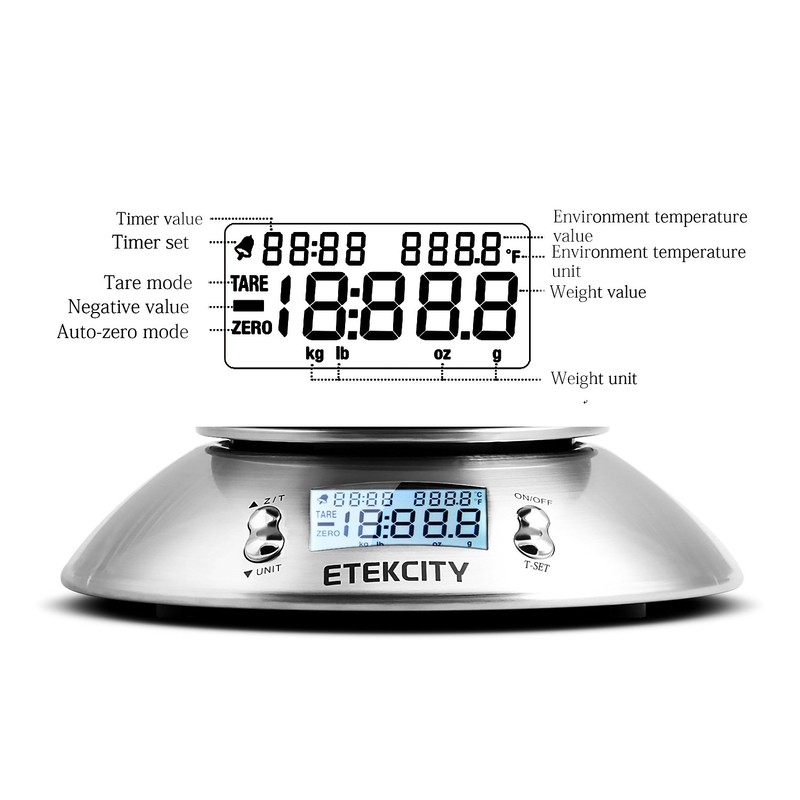 Etekcity Food Kitchen Scale with Bowl, Digital Weight Scale for