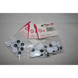 EFCO - Wackelaugen rund(14 mm 10 Stück)