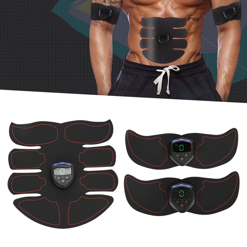 Abdominal Muscle Stimulator Body Toning Trainer ABS Arm Stimulator Training