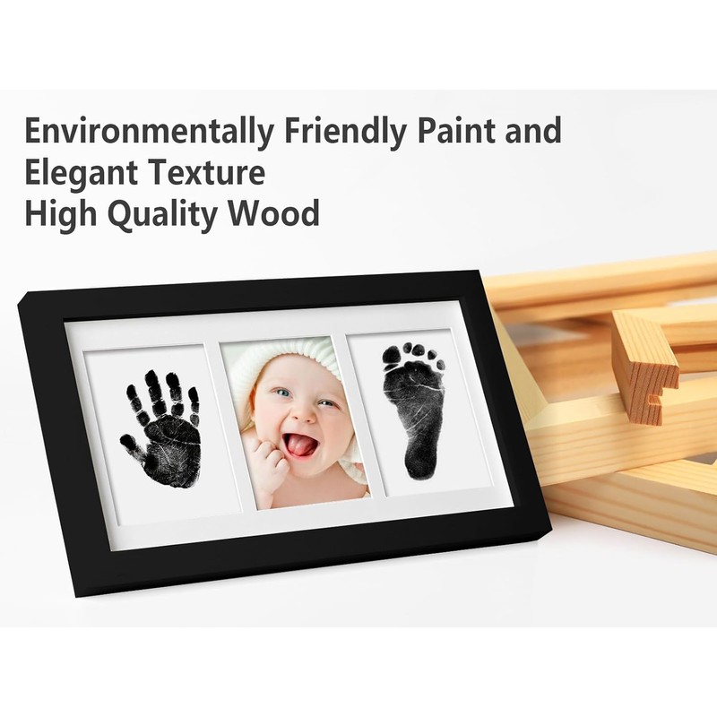 Hiumotan Baby Hand and Footprint Kit,Inkless Baby Handprint Kit with