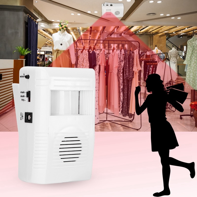 Human Body Induction Infrared Sensor Alarm Door Entry Welcome Greeting