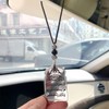 KMNVUVE Islam Car Hanging Safar Dua Stainless Steel Car Pendant