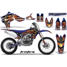 AMR RACING GRAPHICS Dirt Bike Graphics Kit Decal Wrap For Yamaha YZ 250F/400F/426F 98-02 FIRESTORM U