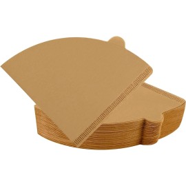 Dingkei V60 Coffee Filters, Cone Filters #2, Natural Unbleached Pour Over...