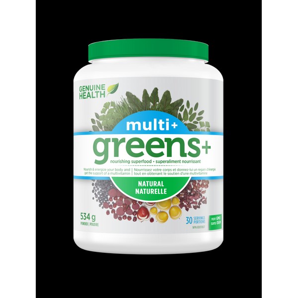Genuine Health Greens+ Multi+ Natural 534g
