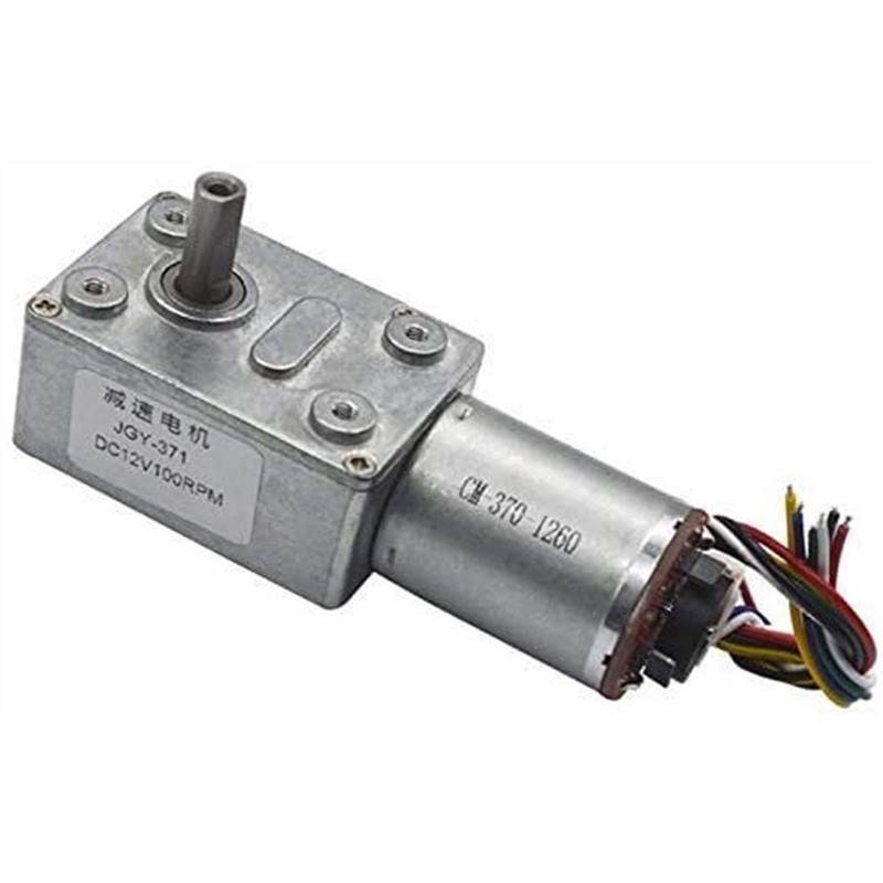 12V Worm Gear DC Gear Motor Square Gearbox Motor Drone