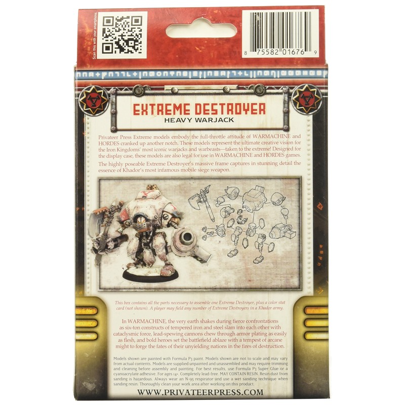 Privateer Press PIP33116 Warmachine-Khador Extreme Destroyer Model Kit