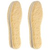 Flintronic 2 Pairs of Lambskin Insoles, Lambskin Wool with Cork