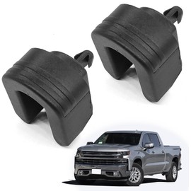 2Pcs Rear baffle bushing Rear Right Compatible with 2014-2019 Chevy Silverado 1500 2500HD 3500HD Colorado GMC Sierra 1500 2500 HD 3500 HD Canyon Replace OE 22966936 84131760 84331136