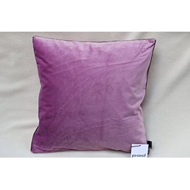 Unbekannt PAD Elegance Velvet Cushion Cover 40 x 40 cm Colour: Lilac Dusky Pink without Filling