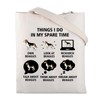 FUSTMW Beagle Gifts for Women Beagle Tote Bag Gifts for