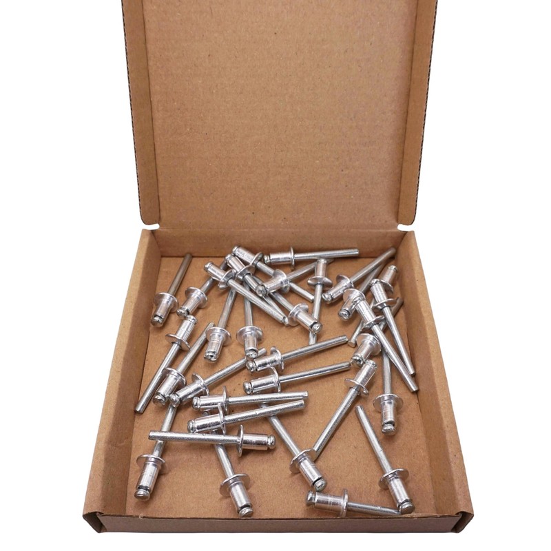 SKIR'CO Pack of 30 Aluminium Blind Rivets 6.0 x 12
