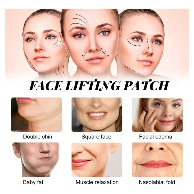 Parche Lifting Facial Reafirmante Invisible 60 Pcs