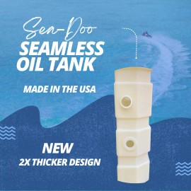 Sea-Doo Seadoo Oil Tank - USA Made, Fits 1996-2005 Models, 2X Thicker for Durability