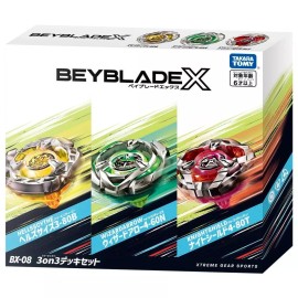 Takara Tomy Beyblade X '3on3 Deck Set' BX-08
