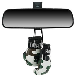 Forza Sports 3.5" Lace Up Mini Boxing Gloves, Realistic Design and Miniature Training Glove Detail Looks Great Hanging on a Car Rearview Mirror, Gym Bag, and Backpack