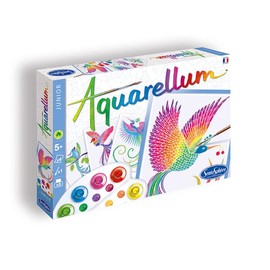 Sentosphere Aquarellum Junior 3900060 Painting Set with 4 Pictures Birds of Paradise Theme