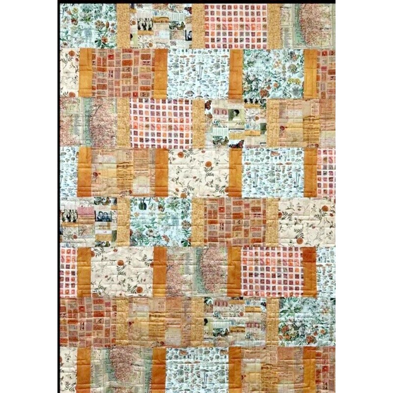 Villa Rosa Designs Southern Peach Quilt Pattern-A Fat Quarter Pattern