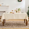 Simple&Opulence Rectangular Table Cloth 140 x 200cm,Cotton Canvas Tablecloth,Waterproof Wrinkle