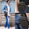 Waist Bag, Genuine Leather, Men's Belt Bag, Smartphone Compatible, Leather,