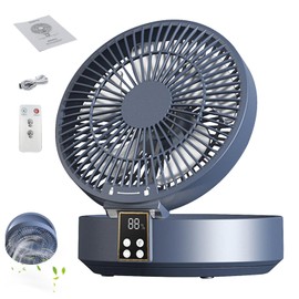 Portable Air Circulator - Personal Fans Silent 3-Speed Adjustment | Remote Control Efficient Air Circulator for Home Offices Study Work Desktop