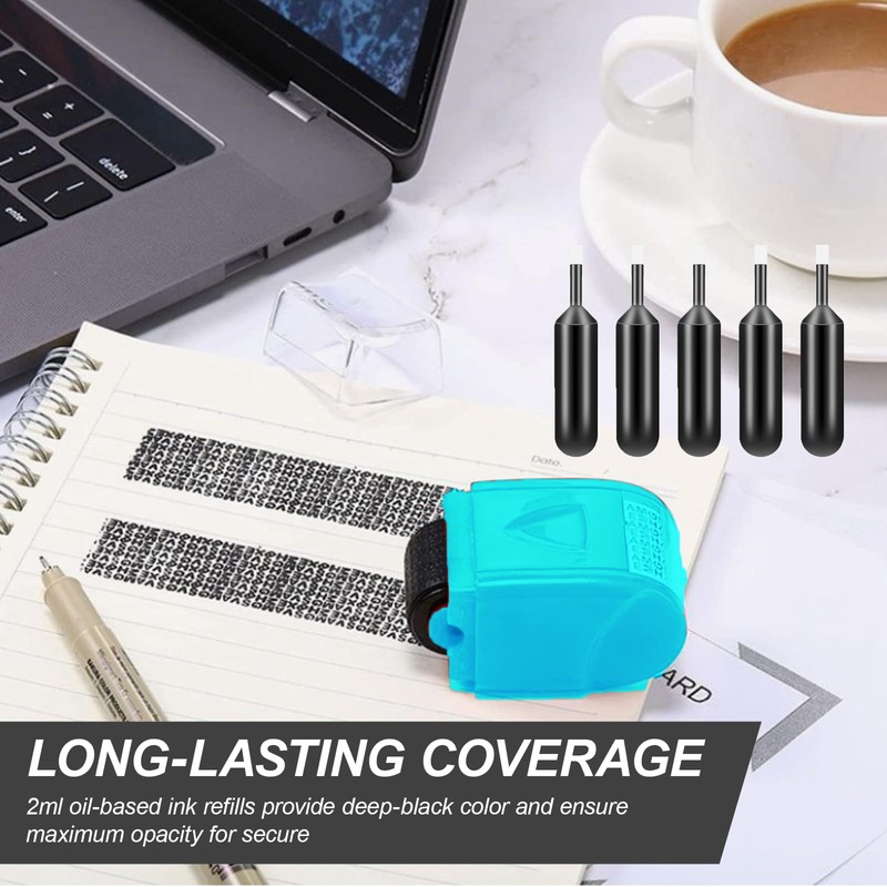 Pence & Moon Collective 12 Pcs Address Blocker Stamp, Identity